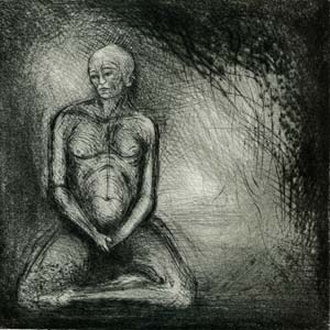 In the Midst of Light, 2002, Drypoints by Seyed Edalatpour
